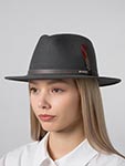 Шляпа STETSON арт. 2598149 TRAVELLER WOOLFELT (серый)